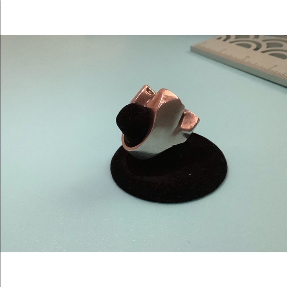 Vintage 100% Solid Sterling Silver Ring - image 4